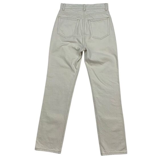 Reformation Cynthia High Rise Straight Jeans Bone New with tags! - Picture 13 of 16